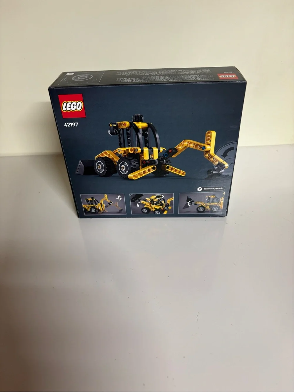 NIB LEGO Technic 42197 Backhoe Loader Building Toy 104 pcs